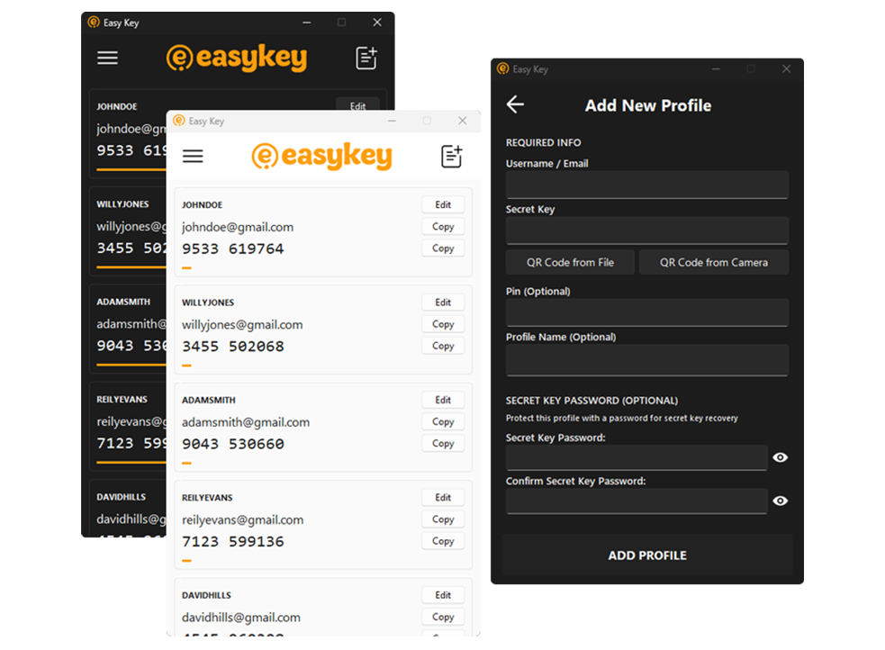 Easy Key Authenticator
